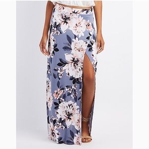 NWT Charlotte Russe Floral Maxi Skirt
